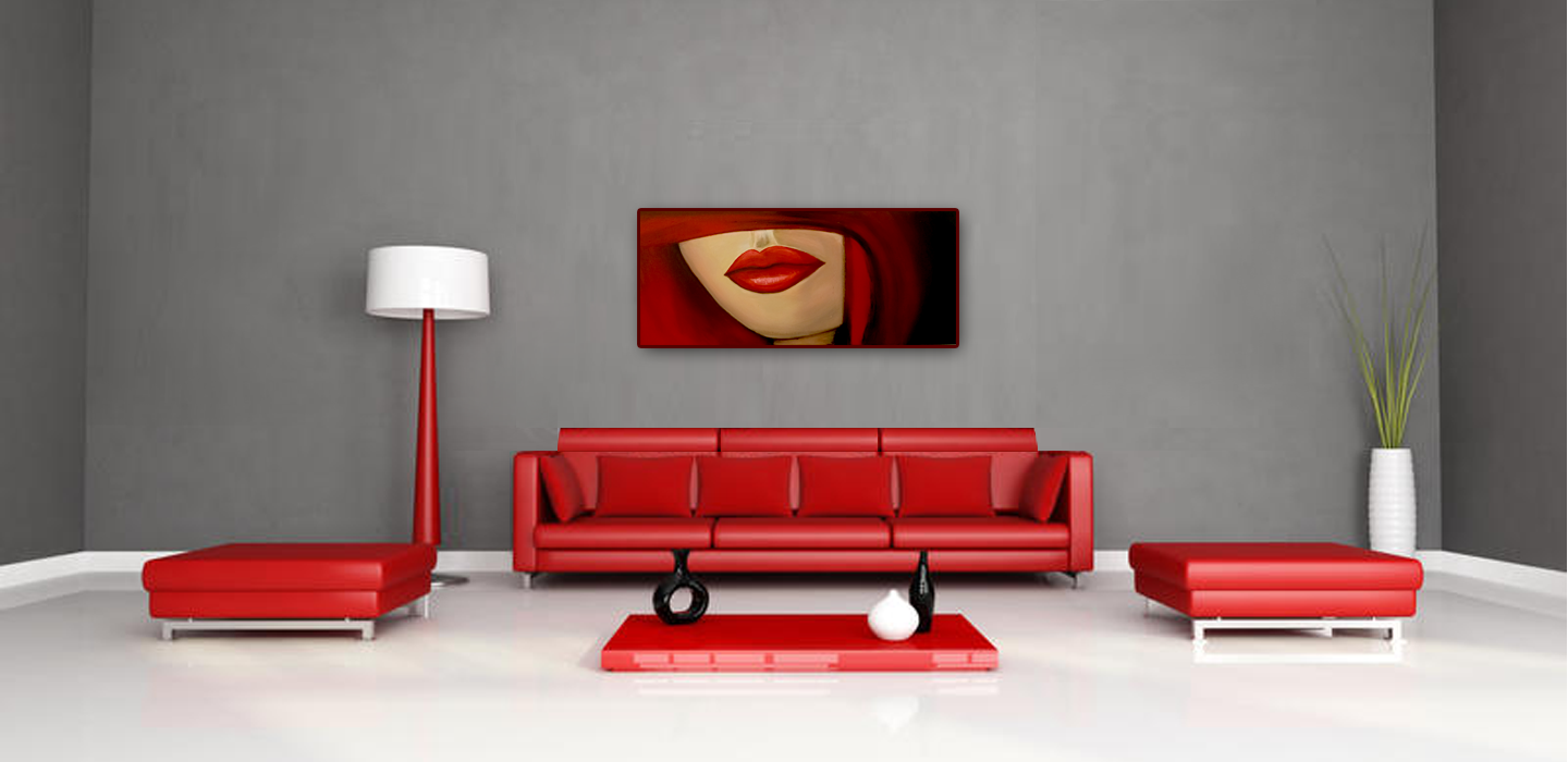 Red Madonna in AcrylRed Madonna